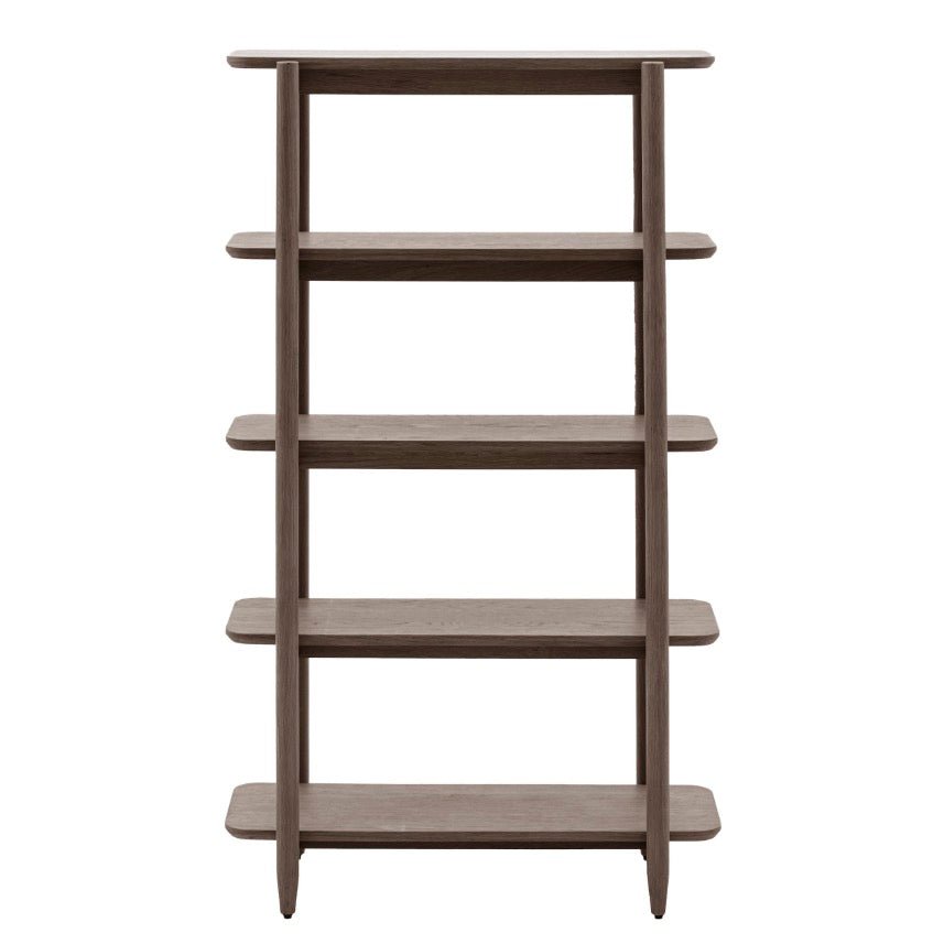 Hatfield Smoked Oak Open Shelving - Tall2 - Duck Barn Interiors