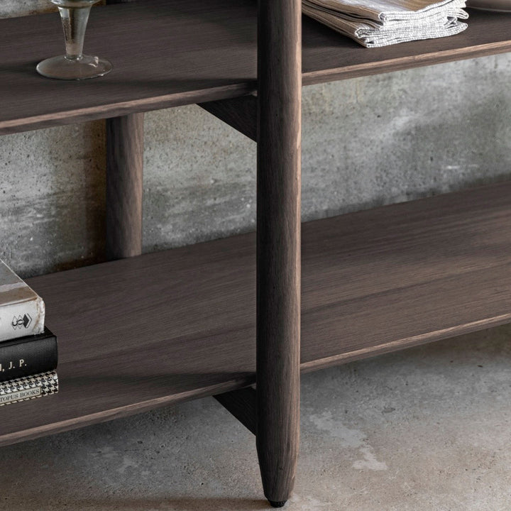 Hatfield Smoked Oak Open Shelving - Tall5 - Duck Barn Interiors