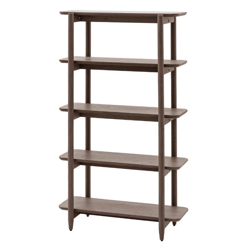 Hatfield Smoked Oak Open Shelving - Tall6 - Duck Barn Interiors