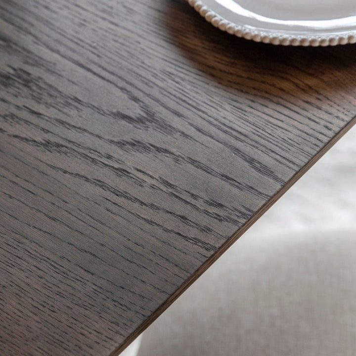Hatfield Smoked Oak Square Dining Table3 - Duck Barn Interiors