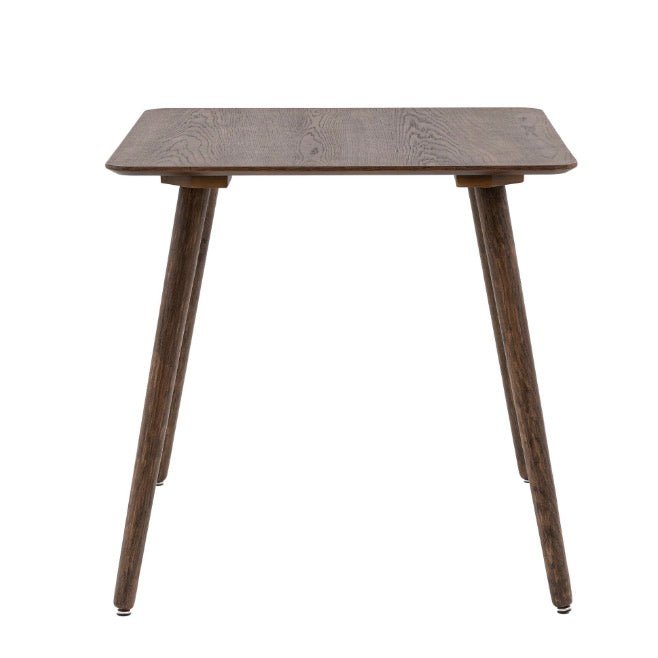 Hatfield Smoked Oak Square Dining Table5 - Duck Barn Interiors