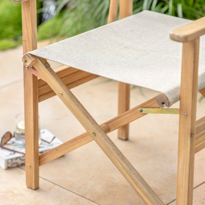 Hayle Director's Chair - Natural4 - Duck Barn Interiors