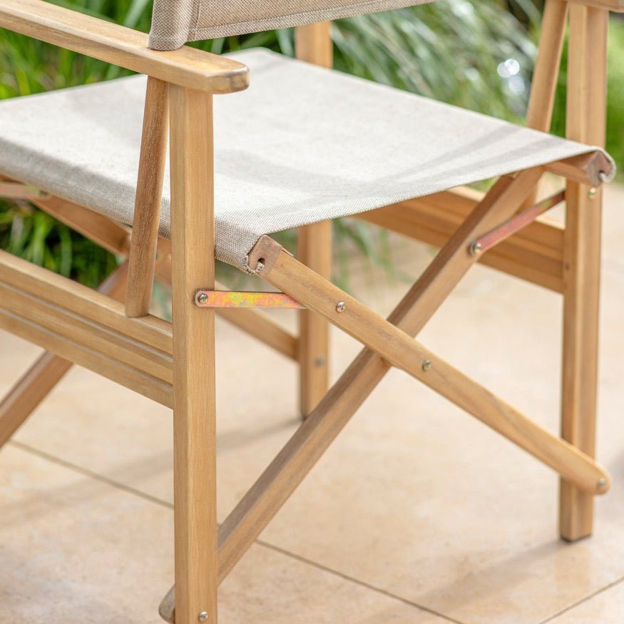 Hayle Director's Chair - Natural7 - Duck Barn Interiors