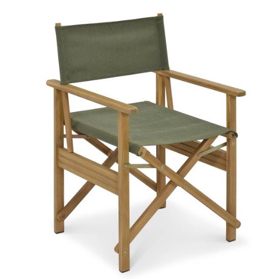 Hayle Director's Chair - Olive Green - Duck Barn Interiors