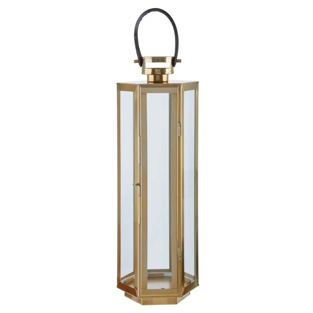 Herber Gold Finish Lantern - Medium1 - Duck Barn Interiors