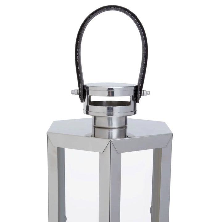 Herber Silver Hexagonal Lantern - Large4 - Duck Barn Interiors