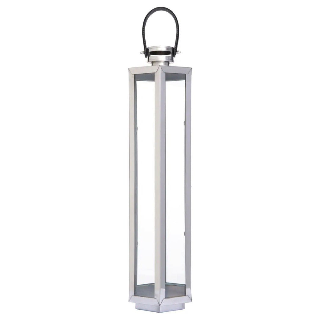 Herber Silver Hexagonal Lantern - Large1 - Duck Barn Interiors