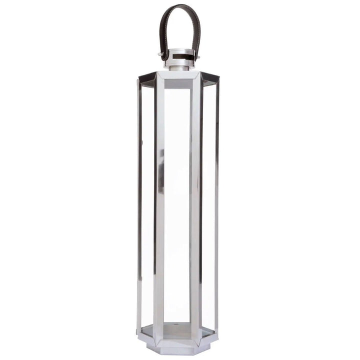 Herber Silver Hexagonal Lantern - Large2 - Duck Barn Interiors