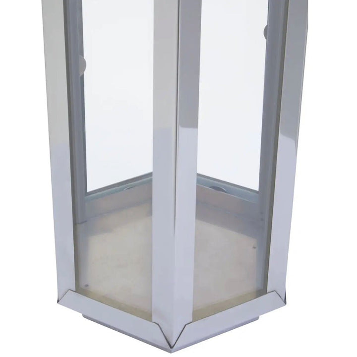 Herber Silver Hexagonal Lantern - Large6 - Duck Barn Interiors