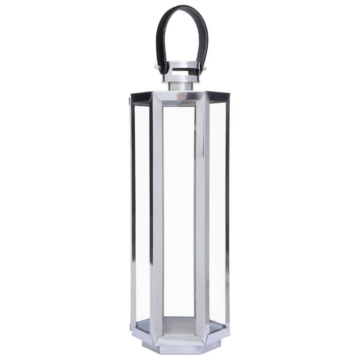 Herber Silver Hexagonal Lantern - Medium1 - Duck Barn Interiors