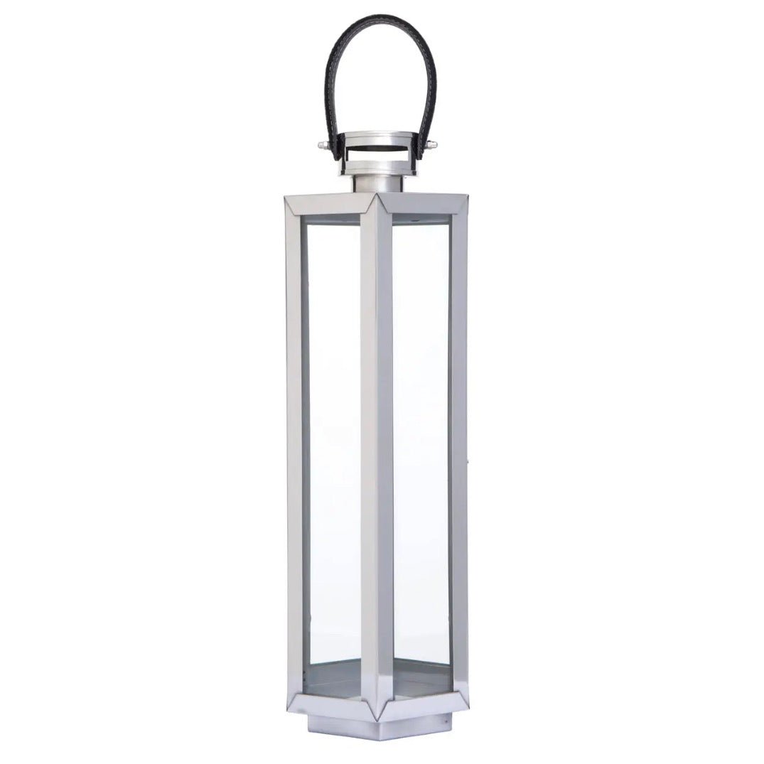 Herber Silver Hexagonal Lantern - Medium4 - Duck Barn Interiors