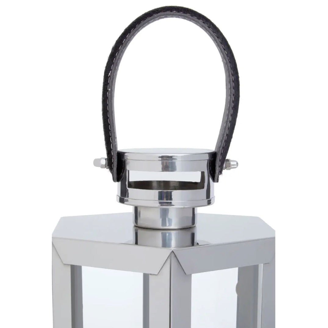 Herber Silver Hexagonal Lantern - Medium3 - Duck Barn Interiors