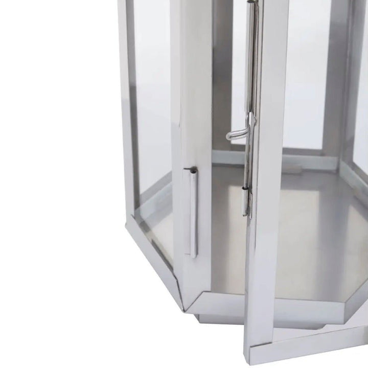 Herber Silver Hexagonal Lantern - Small9 - Duck Barn Interiors