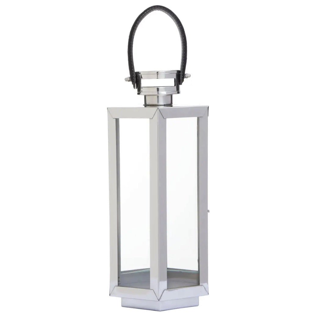 Herber Silver Hexagonal Lantern - Small3 - Duck Barn Interiors
