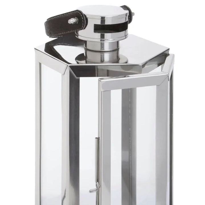 Herber Silver Hexagonal Lantern - Small8 - Duck Barn Interiors