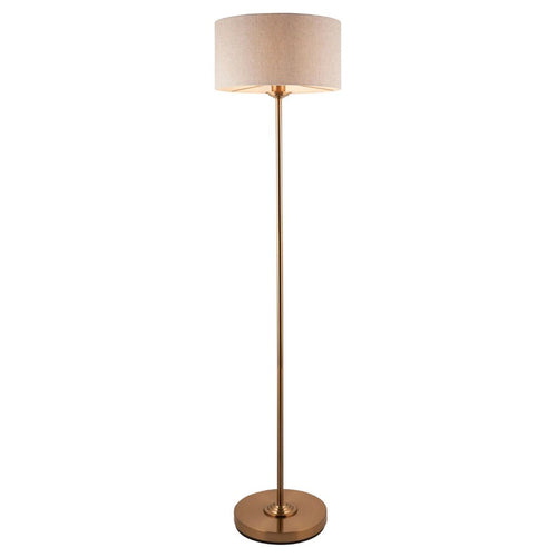 Highclere Floor Lamp - Vintage Brass