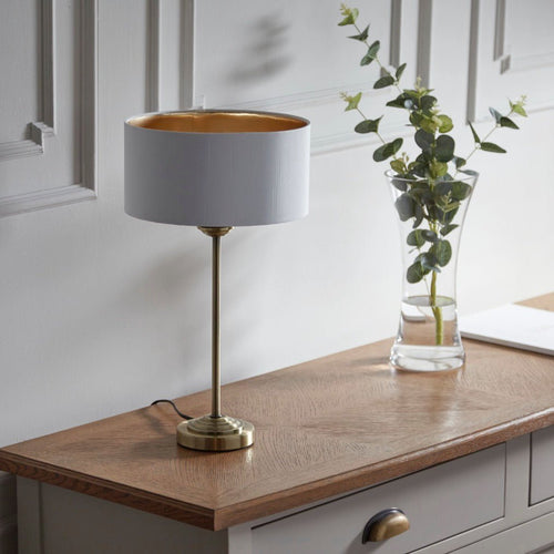 Highclere Table Lamp - Antique Brass