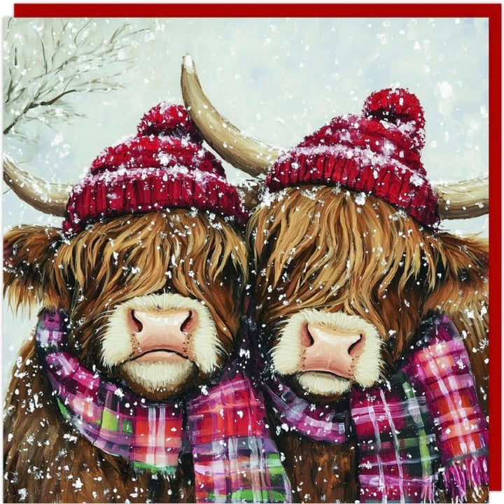 Highland Friends Charity Christmas Cards - Pack of 62 - Duck Barn Interiors