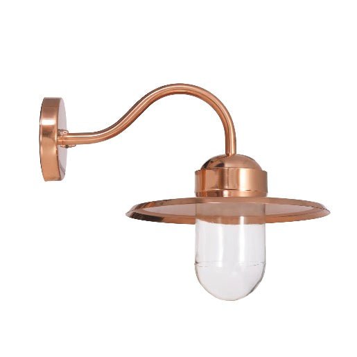 Howick Outdoor Wall Light - Raw Copper1 - Duck Barn Interiors