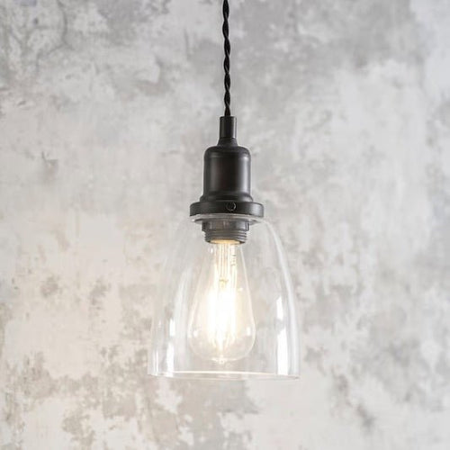 Hoxton Domed Pendant Light - Antique Bronze