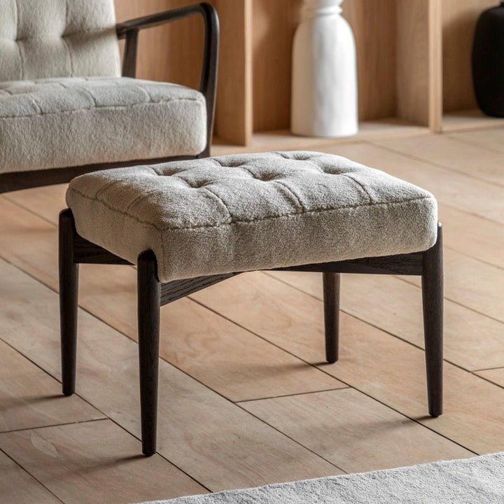 Humber Footstool - Cream1 - Duck Barn Interiors