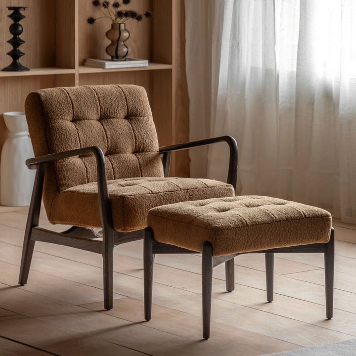 Humber Footstool - Ochre4 - Duck Barn Interiors
