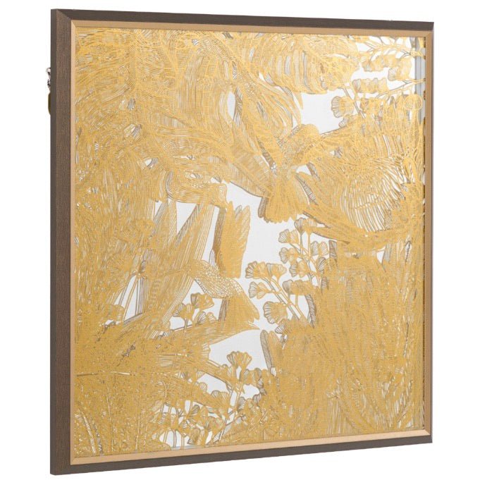 Hummingbird Dance I Mirror Framed Art by Esme Lintin2 - Duck Barn Interiors