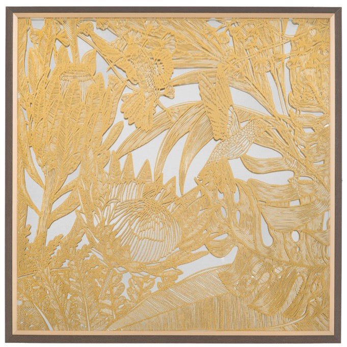 Hummingbird Dance I Mirror Framed Art by Esme Lintin1 - Duck Barn Interiors