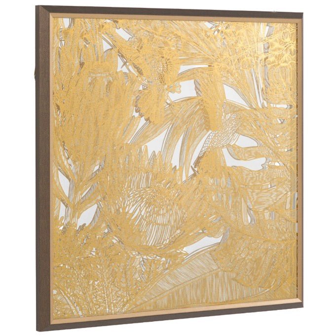 Hummingbird Dance II Mirror Framed Art by Esme Lintin2 - Duck Barn Interiors