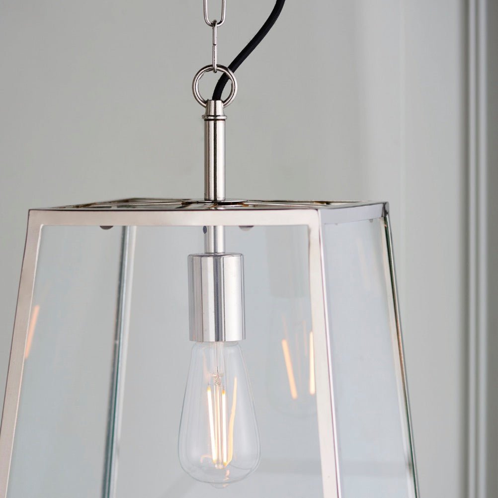 Hurst Pendant Light - Bright Nickel3 - Duck Barn Interiors