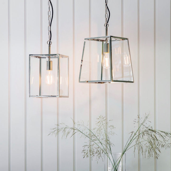 Hurst Pendant Light - Bright Nickel2 - Duck Barn Interiors