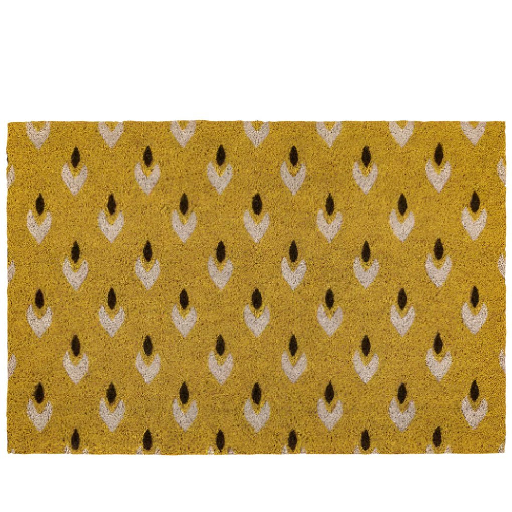 Ikat Coir Doormat - Ochre5 - Duck Barn Interiors