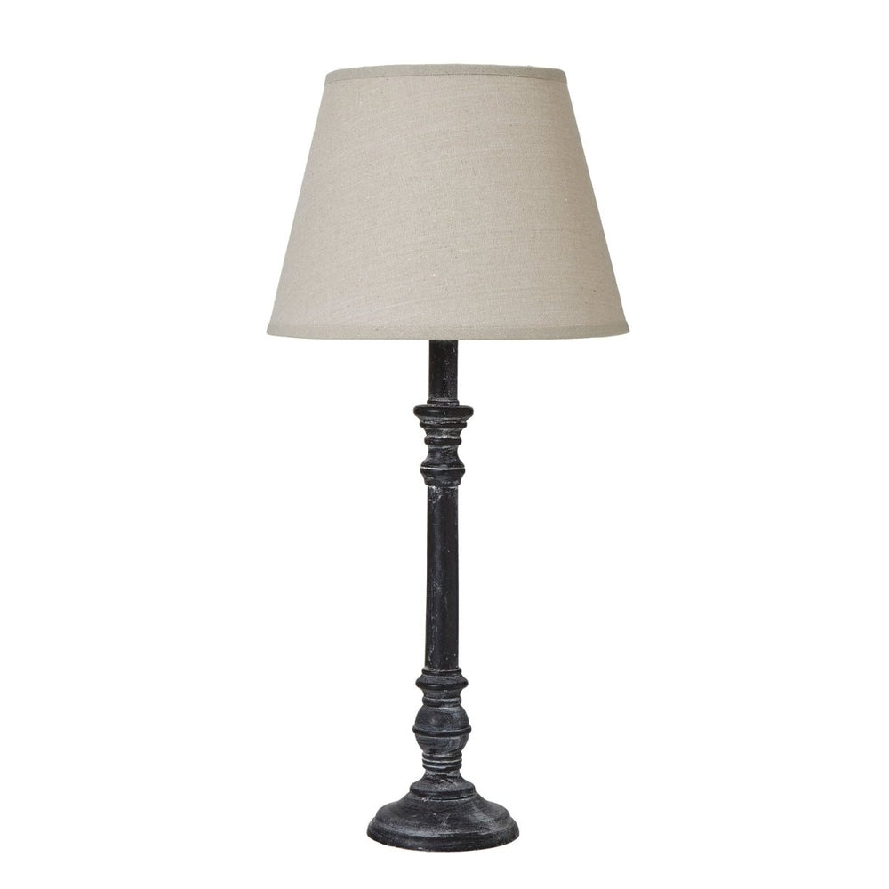 Isca Stem Table Lamp With Linen Shade1 - Duck Barn Interiors