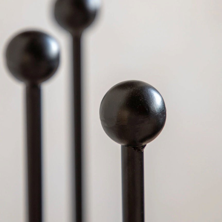 Jacob Round Metal Welly Boot Stand - Black4 - Duck Barn Interiors