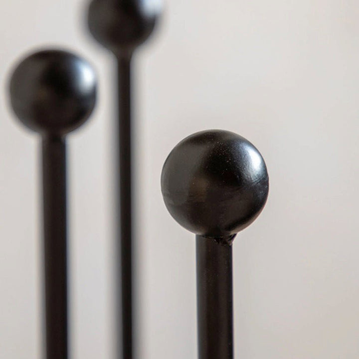 Jacob Round Metal Welly Boot Stand - Black4 - Duck Barn Interiors