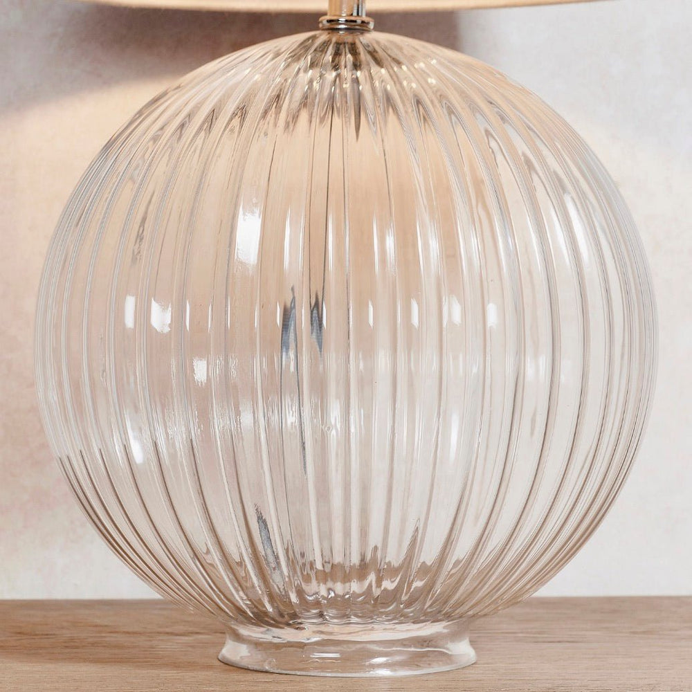Jemma Table Lamp Base - Clear1 - Duck Barn Interiors