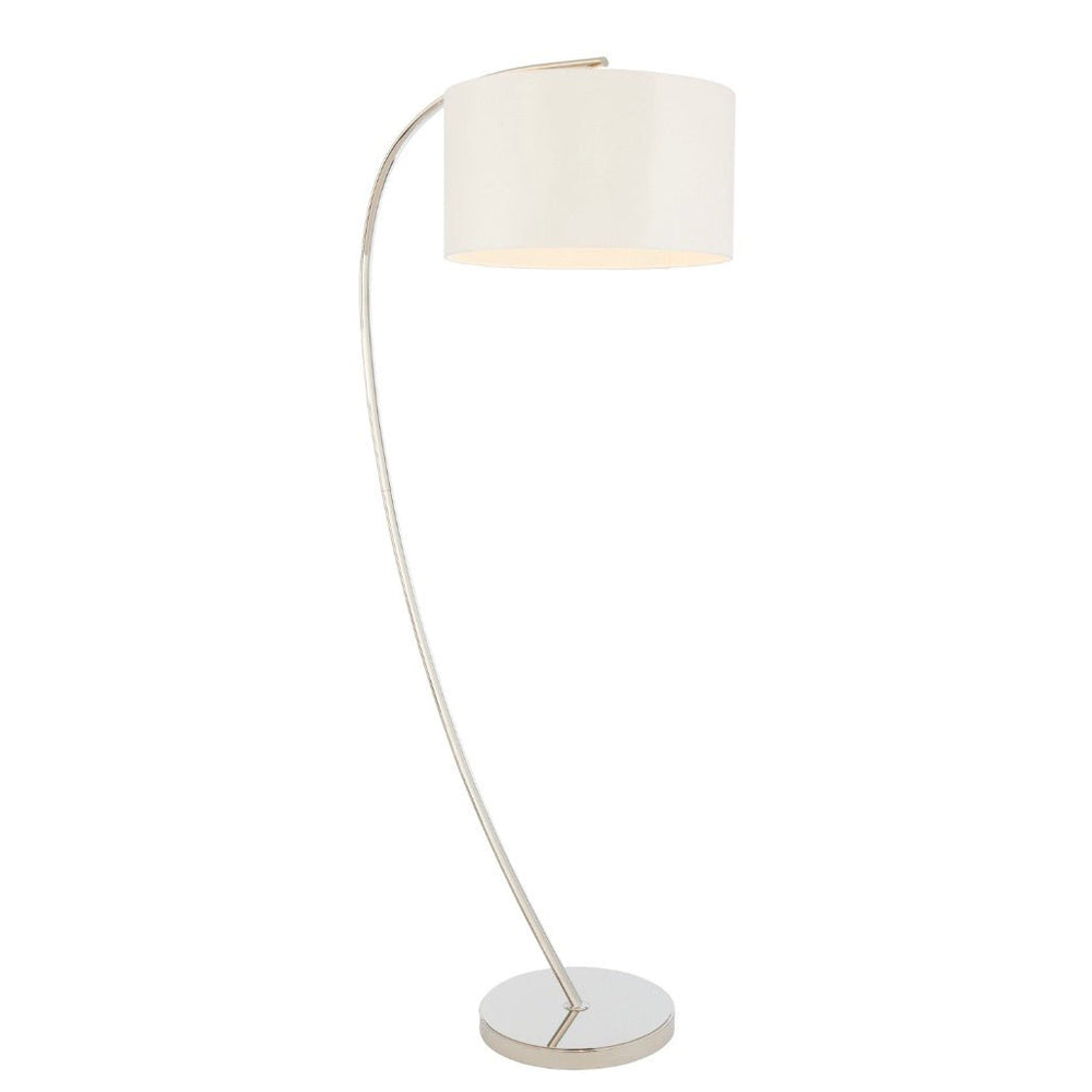Josephine Floor Lamp - Bright Nickel8 - Duck Barn Interiors