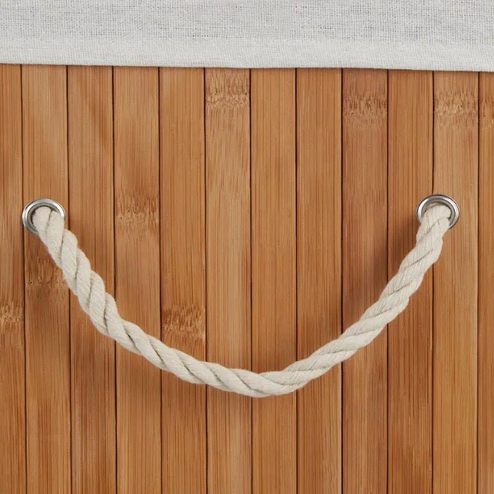 Kankyo Natural Bamboo Square Laundry Hamper3 - Duck Barn Interiors