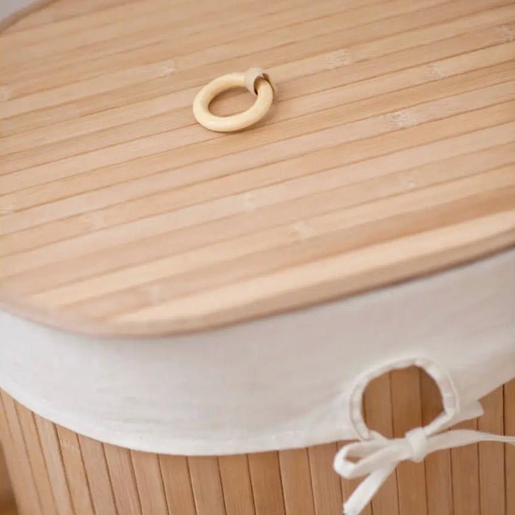 Kankyo Natural Oval Laundry Hamper2 - Duck Barn Interiors