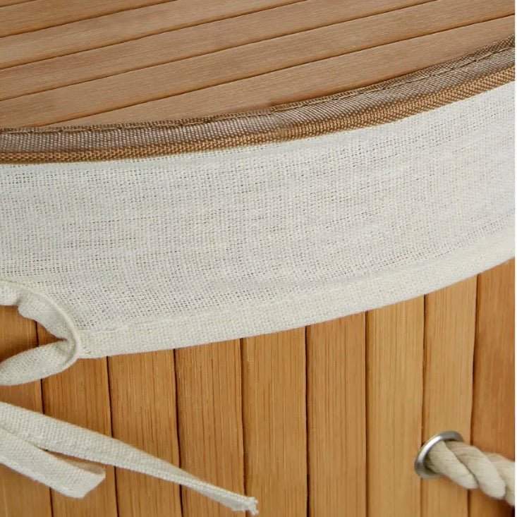 Kankyo Natural Round Laundry Hamper2 - Duck Barn Interiors