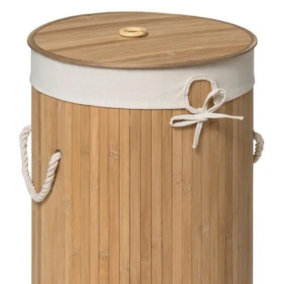 Kankyo Natural Round Laundry Hamper5 - Duck Barn Interiors