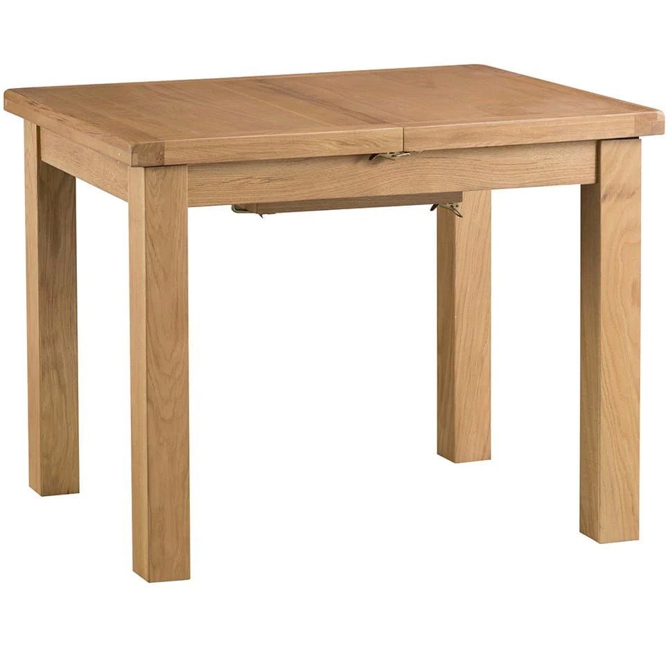 Kirdford Oak Butterfly Extending Table - 1m1 - Duck Barn Interiors