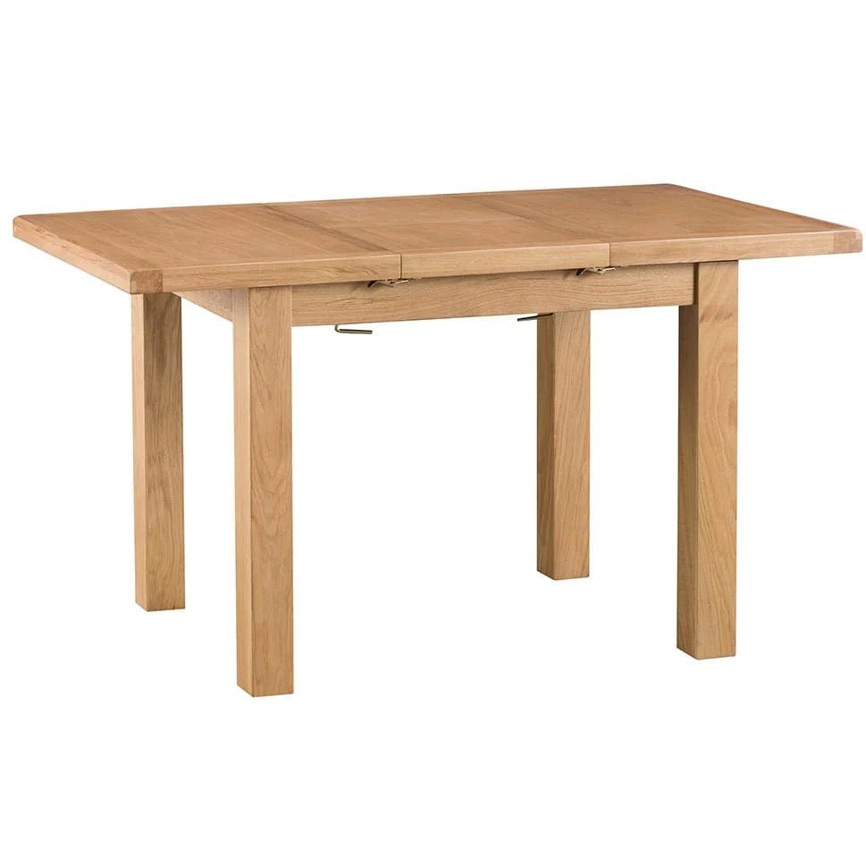 Kirdford Oak Butterfly Extending Table - 1m3 - Duck Barn Interiors