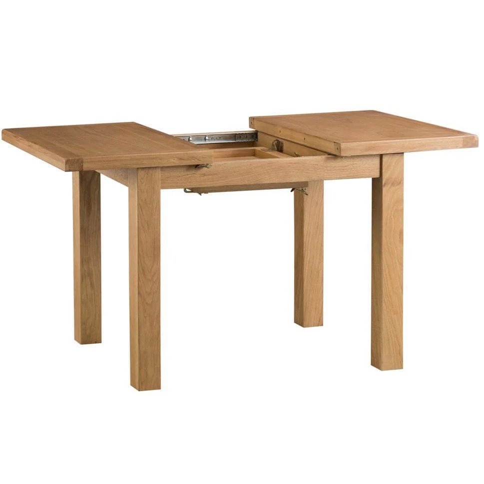 Kirdford Oak Butterfly Extending Table - 1m10 - Duck Barn Interiors