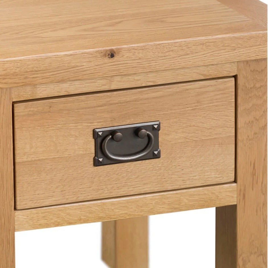 Kirdford Oak Lamp Side Table5 - Duck Barn Interiors