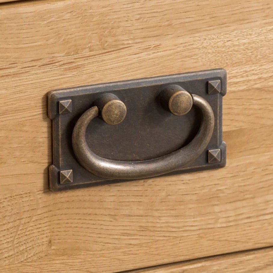 Kirdford Oak Tall Wooden Bookcase3 - Duck Barn Interiors