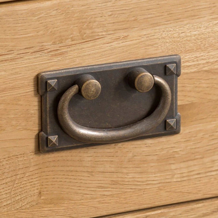 Kirdford Oak Tall Wooden Bookcase3 - Duck Barn Interiors