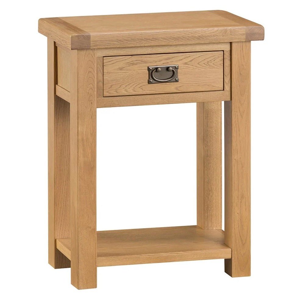 Kirdford Oak Telephone Table1 - Duck Barn Interiors