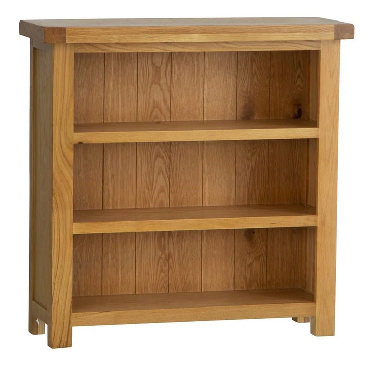 Kirdford Oak Wooden Small Bookcase1 - Duck Barn Interiors