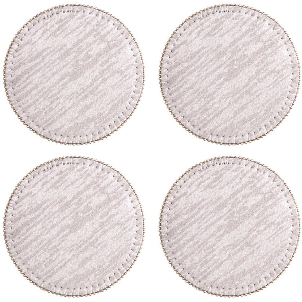 Knightsbridge Set Of 4 Round Coasters1 - Duck Barn Interiors